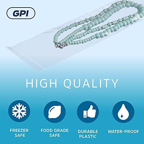 3"x10" Zip Bags, 100 Pack, 2 Mil, Reclosable for Incense, GPI - Image 3