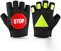 Reflective Traffic Safety Gloves Stop Sign Hand Signal Gear by Unknown