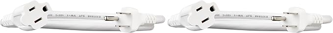 Amazon Basics Extension Cord, 13 Amps, 3 Foot by AmazonBasics