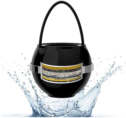Bathtub Water Filter for Tub with Overflow,2,500 Gallons of Filtration,8 Stages Bath Filter,Remove contaminants,Chlorineand Fluoride,Hardwater Softener,BPA Free(Upgrade Version),Black - Image 3