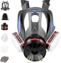Full Face Gas Mask,Respirator Mask for Gases,Chemical,Spray Paint by QIFUTT