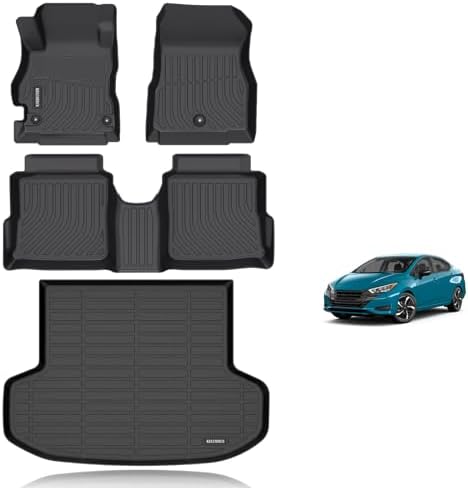 KELCSEECS Floor Mats for Nissan Versa 2020-2025 by KELCSEECS
