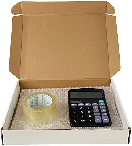 RLAVBL 13x10x2 Inches Shipping Boxes Set of 25, White Small Corrugated Cardboard Box, Mailer Boxes for Packing Small Business - Image 6