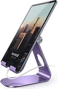 Lamicall iPad Stand Adjustable Tablet Holder, Sturdy Aluminum, Multi-Angle by Lamicall