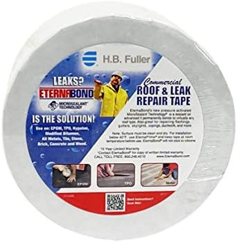 EternaBond RoofSeal White 4" x50' MicroSealant UV Stable RV Roof Seal Repair Tape | 35 mil Total Thickness - EB-RW040-50R - One-Step Durable, Waterproof and Airtight Sealant - Image 2