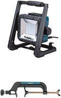 Makita DML805 18V LXT Lithium-Ion Cordless/Corded L.E.D. Flood Light with GM00001396 Pipe Clamp Light Stand by MakitaPowerTools