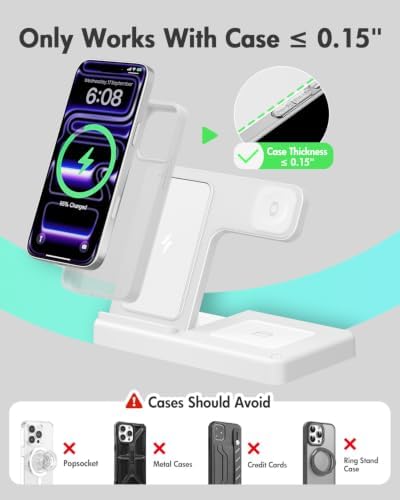 GETPALS Wireless Charger iPhone Charging Station for Apple Multiple Devices - Image 3