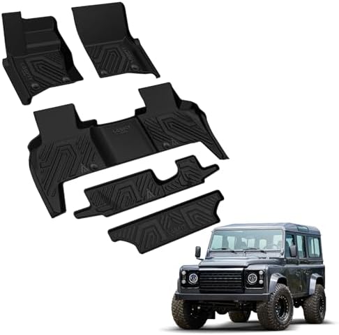 LASFIT Floor Mats for Defender 110 2020-2026 7 Seats, with Cargo Mat - Image 2