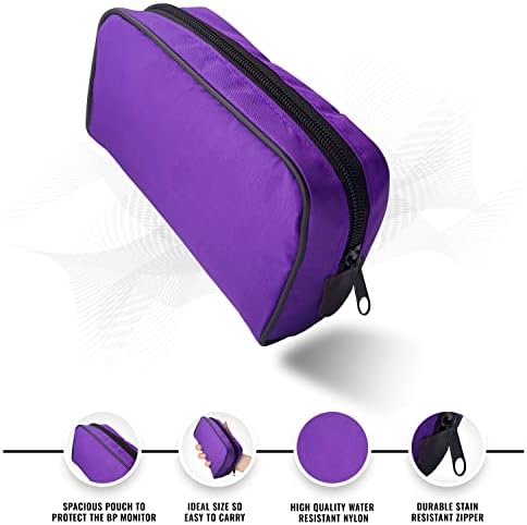 ASA TECHMED Nurse EMT Starter Pack Stethoscope, Blood Pressure Monitor and Trauma 7.5" EMT Shear Ideal Gift for Nurses, Medical Students, Firefighters, Police and Personal Use (Purple) - Image 4