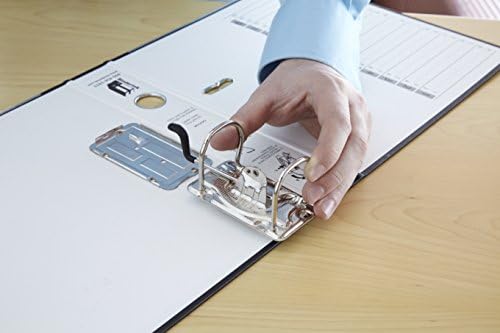 2-Ring Premium Lever-Arch Binder - Black, 3" Spine, by Bindertek - Image 3