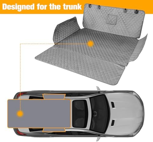 PETICON SUV Cargo Liner for Dogs, Trunk Cover with Bumper Flap Protector - Image 2