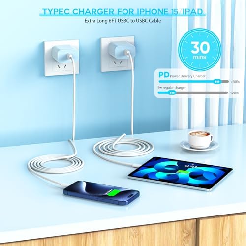 【Apple MFi Certified】 20W USB C Fast Charger iPhone 17 16 15 Charger Blocks - Image 6