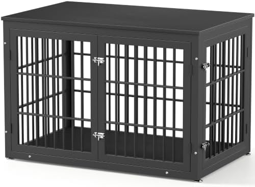 rehomerance 46" Heavy Duty Dog Crate Furniture for Large Dogs by Rehomerance