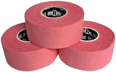 Ringside 1” Athletic Trainers Tape, 3 Rolls, Adhesive Cotton, Light Pink - Image 2