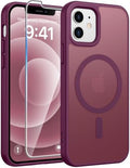 FNTCASE for iPhone 12 / 12 Pro Case, with Screen Protector, Fit for Magsafe by FNTCASE