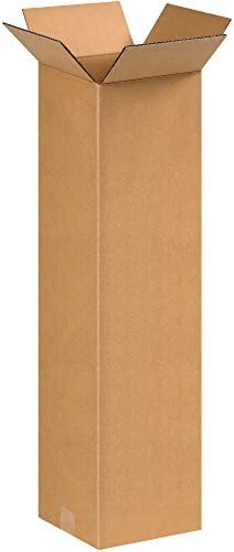 BOX USA 9x9x30 Tall Corrugated Boxes, Tall, 9L x 9W x 30H, Pack of 25 | Shipping, Packaging, Moving, Storage Box for Home or Business, Strong Wholesale Bulk Boxes by BOXUSA