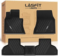 LASFIT Floor Mats for BMW X5 (F15) 2014-2018 / for BMW X6 (F16) 2015-2019, Custom Fit TPE All Weather Floor Liners 1st & 2nd Row Car Mat, Black by LASFIT