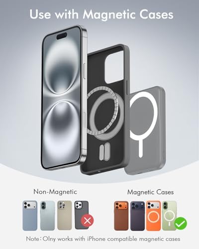 podoru for MagSafe Power Bank 5000mAh, Ultra-Slim Magnetic Portable Charger - Image 2