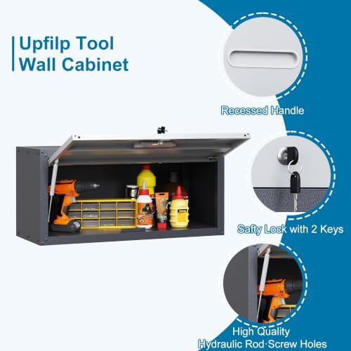 6-Piece Garage Storage Cabinets System Heavy Duty Workshop Set - Image 5