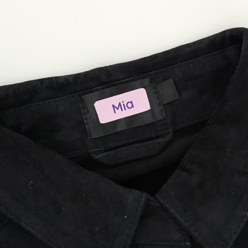 TeddyLabels - Clothing Labels for Nursing Home (180) – Self-Adhesive Name Tags for Clothes and Personal Items. Personalized Labels for Daycare, Nursing Homes, and Laundry Use - Light Pink - Image 3