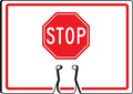 AccuformNMC "(Stop Graphic)" Traffic Cone Top by Accuform