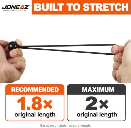 Ball Bungee 4 Inch Black Tie Down Cord 1 Inch Ball, 50-Piece - Image 3