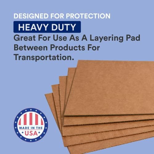 BOX USA Moving Corrugated Sheets large, 36"L x 36"W, 5-Pack | Corrugated Cardboard Sheets for Packing, Shipping and Storage 36x36 - Image 3