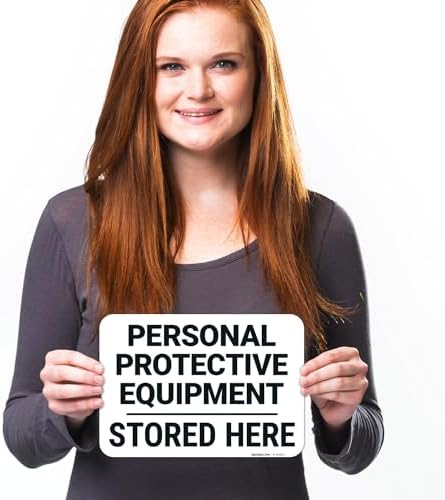 Personal Protective Equipment Stored Here Sign, 10x7 Inches, 4 Mil Vinyl Decal Stickers Weather Resistant, Made in USA - Image 4