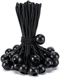 30 Pack Ball Bungee Cord, Heavy Duty Bungie Cord Balls (12",Black) by Unknown