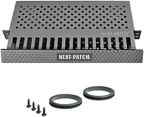 Neat Patch Mini 1U Low Profile Cable Management Unit (5 Pack) by Electriduct
