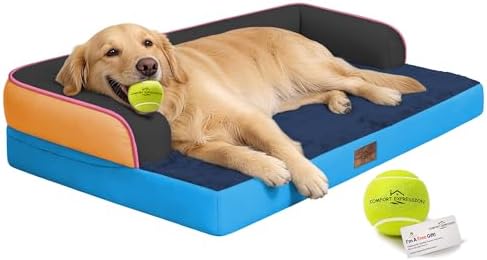 Comfort Expression Orthopedic XL Dog Bed for Large and Extra Large Dogs by ComfortExpression
