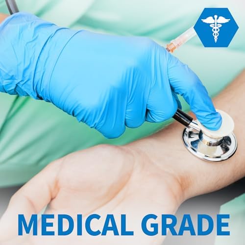 Medguy Nitrile Disposable Gloves, Super Soft® 4.2 mil Exam, Blue, 100 Count - Image 5