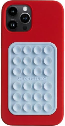 OCTOBUDDY Classic - Silicone Suction Phone Case Adhesive Mount, Baby Blue by OCTOBUDDY
