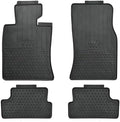 Car Floor Mats Custom Fit for Mini Cooper R56 2006-2013 Black Rubber Auto Liner Mats All Weather Protection Odorless by Lwope