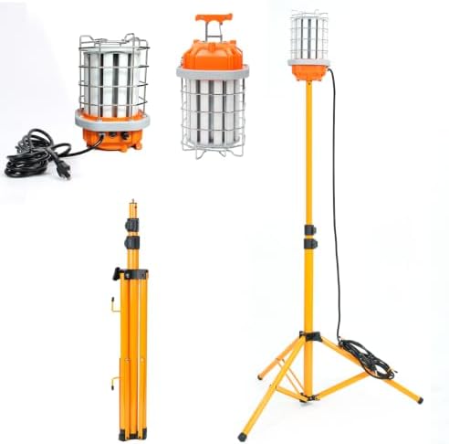 150W Led Jobsite Construction Work Light on Tripod Stand 21000lm by MeFard
