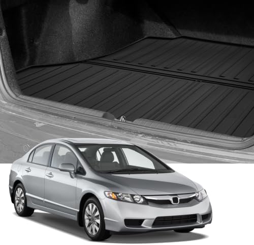 Custom for 2006-2011 Honda Civic Sedan Cargo Mats Trunk Liner All Weather TPE Protection Mat Accessories (for 2006-2011 Honda Civic) - Image 3