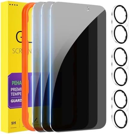 PEHAEL for iPhone 17 Privacy Screen Protector+Camera Lens Protector by PEHAEL