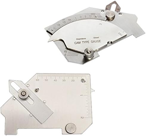 Weld Gauge Set Includes Cam Type Gauge and Weld Fillet Gauge and Hi-Lo Gauge and Taper Gauge - Image 4