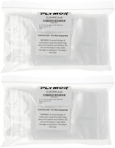 Plymor 4 x 6 inch, 4 Mil Zipper Reclosable Bags (Pack of 200) - Image 6