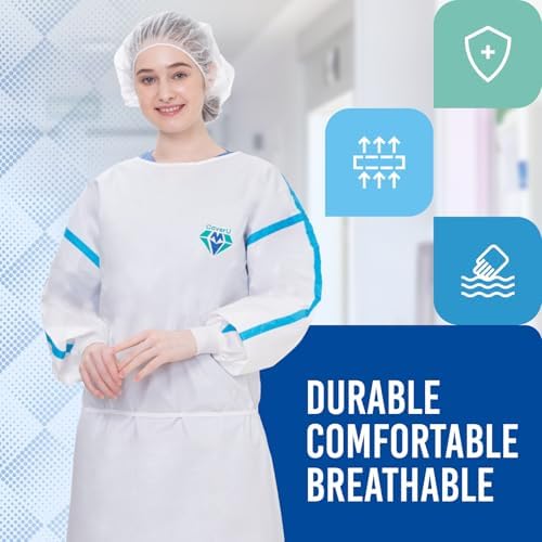 Medtecs Disposable Gowns - Level 3 PPSB Laminated PE 63 GSM - 10/100 PC - Image 4