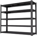 Garage Shelving, 5000LBS Storage Shelves, Metal Shelves, 5 Tier Adjustable Heavy Duty Shelving for Garage Warehouse School Commercial Business, 62" W x 24" D x 84" H by LIJIUHOME