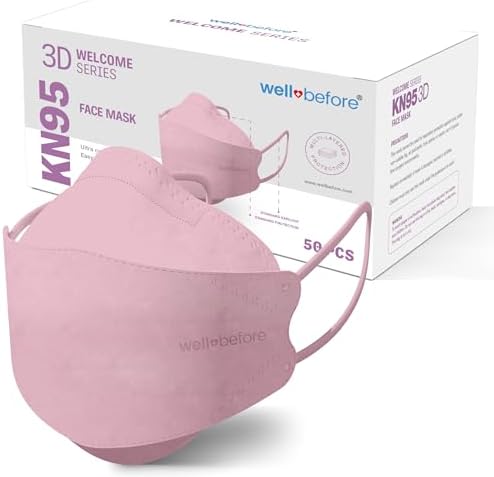 Well Before Welcome Series 3D KN95 Face Mask - 5-Layer Disposable Masks by WellBefore