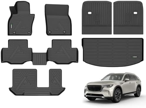 ANBINGO® Floor Mats & Cargo Liner for Mazda CX90 2024 2025 2026 by ANBINGO