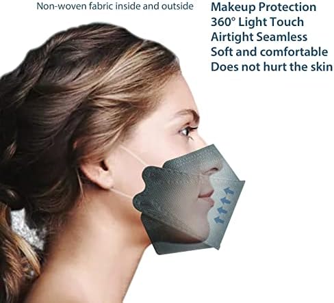Borje KN95 Face Masks for Adults 50 Pack, 5-Ply Emerald Green Disposable Face Mask Against PM 2.5 Smoke & Dust, Filtration Efficiency 95% - Image 6