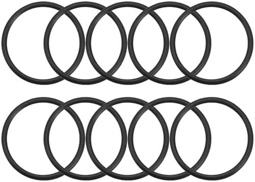 Nitrile Rubber O-Rings 53mm OD 45mm ID 4mm Width, Metric Sealing Gasket for Plumbing, Gas, Automotive and Faucet Repair, Pack of 10 by HUANLING