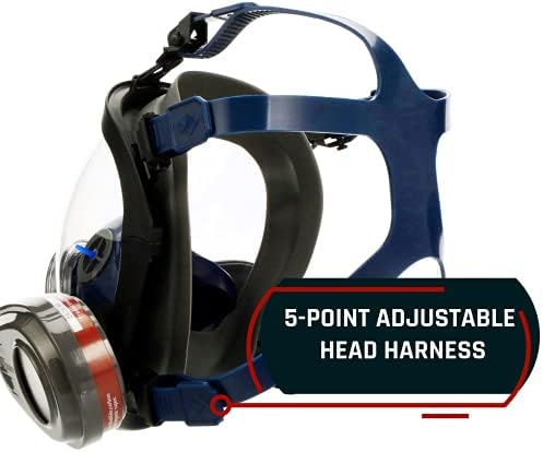 Parcil Distribution Full Face Respirator Mask - Air Purifying, Organic Vapor & Particulate - Industrial Use - CE Tested - Image 5