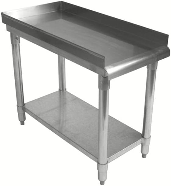 30" Deep x 12" Long Stainless Steel Equipment Stand with Undershelf - Express KitchQuip NSF Certified 18 Gauge Grill & Appliance Stand for Commercial Kitchens by ExpressKitchQuip