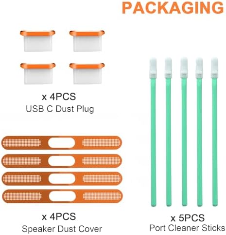 USB C Dust Plug,USB C Port Cover Type C Charging Port Plug Cover Speaker Dust Cover,Accessories for iPhone 18 Pro Max/ 17 Pro Max - Image 7