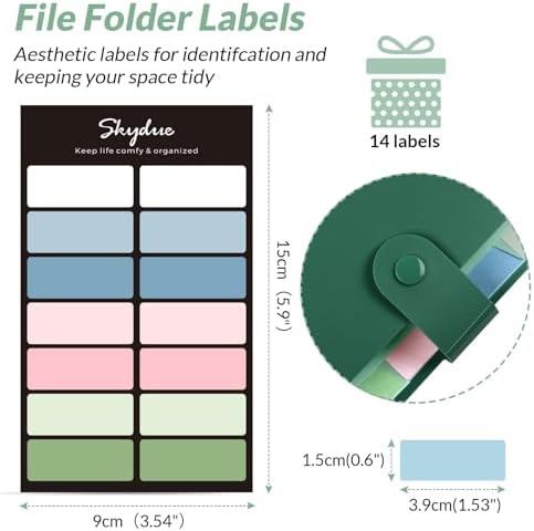 SKYDUE Expanding File Organizer with 8 Pockets, Accordion File Folders - Image 7
