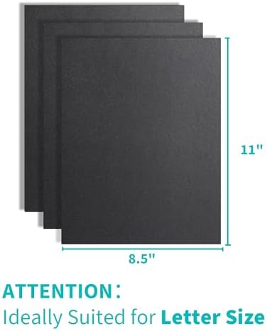 Binditek 16 Mil Sand-Textured Binding Covers, Letter Size, Black, 200 Pack - Image 3